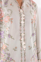 Stitched Embroidered Muzlin Lawn Suit