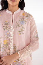 Stitched Embroidered Muzlin Lawn Suit