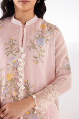 Stitched Embroidered Muzlin Lawn Suit