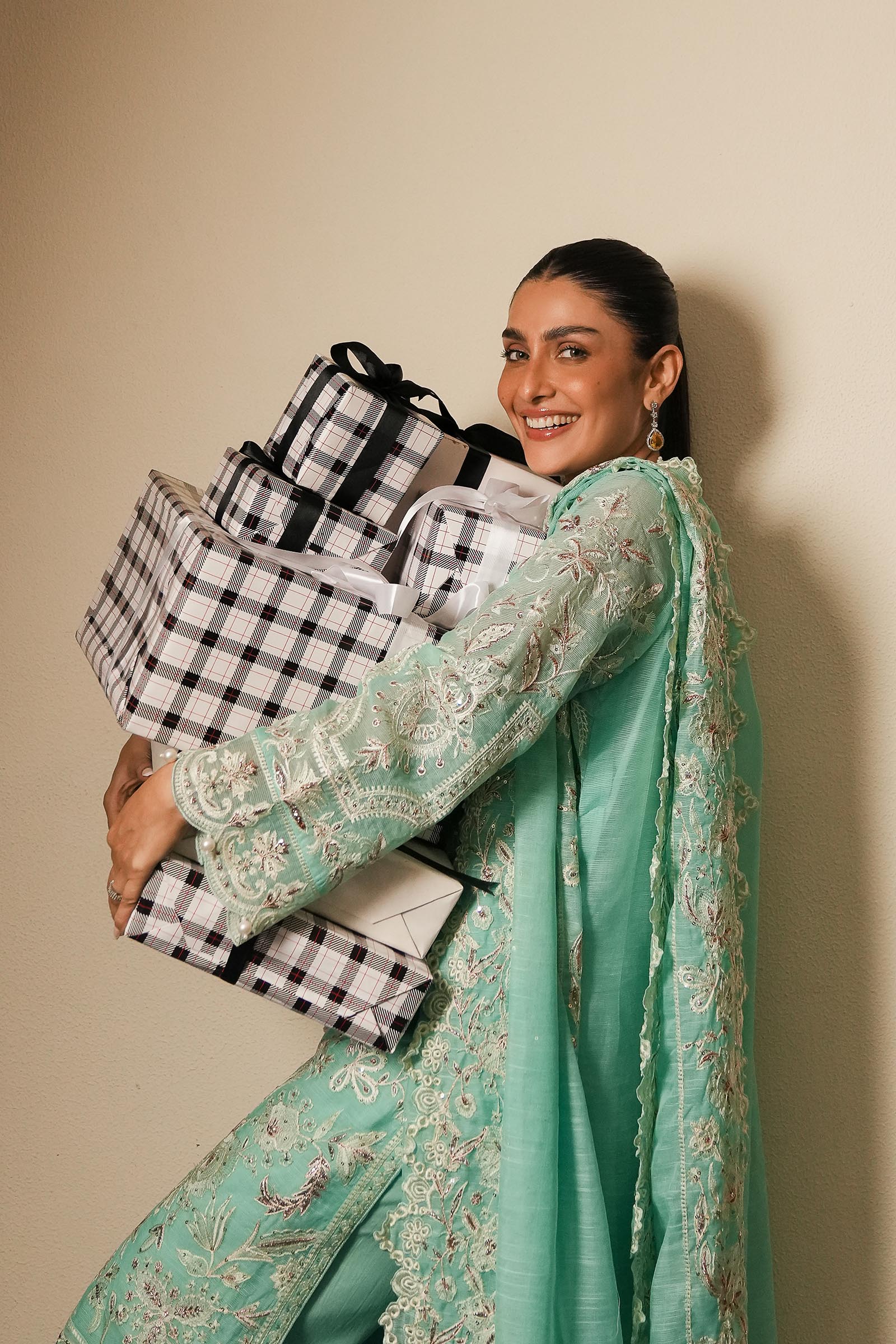 Stitched Embroidered Cotton Slub Shirt