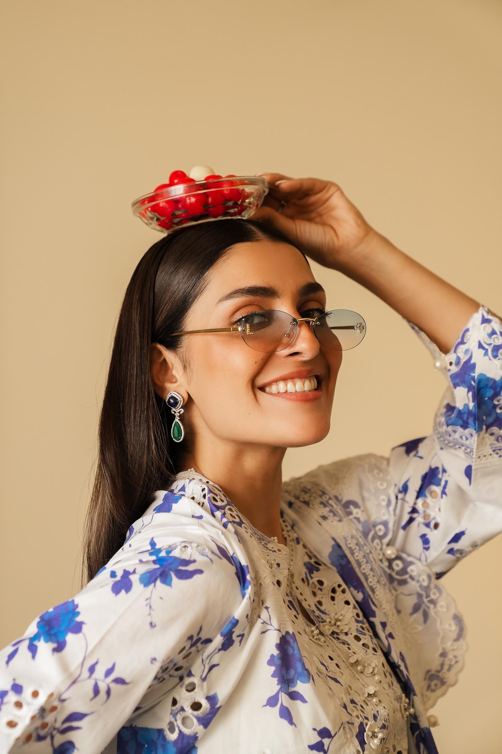 Stitched Embroidered Lawn Shirt Secondary image