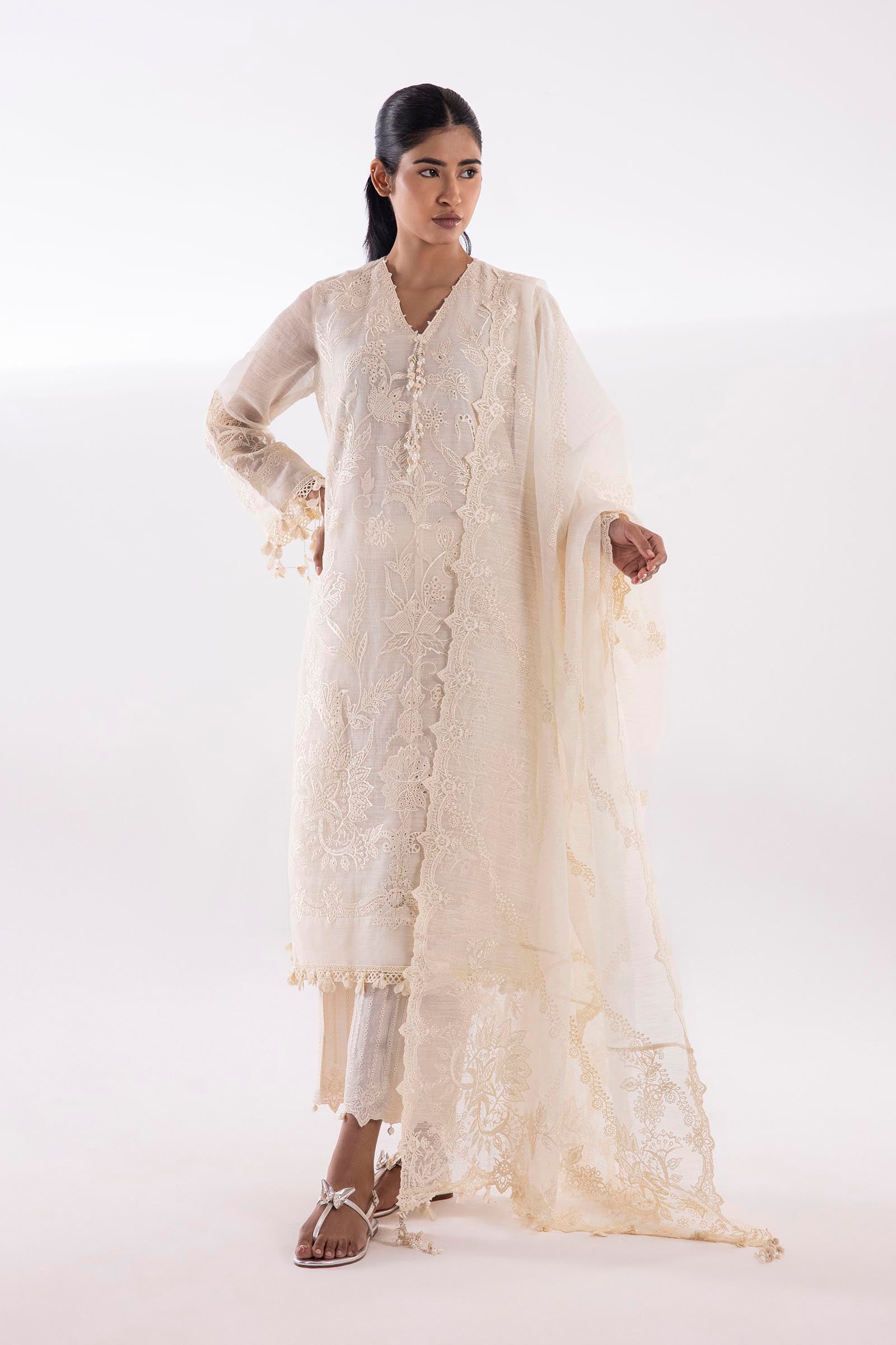 Cotton Net Dupatta Main image