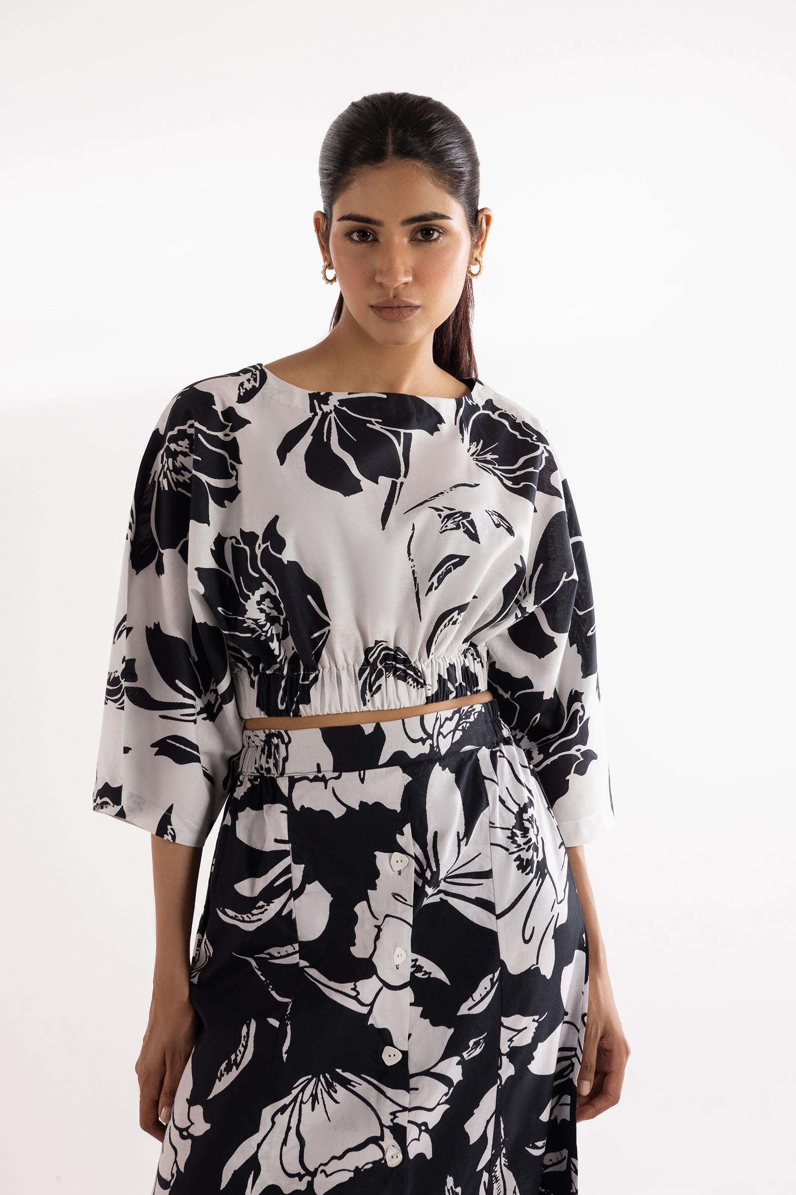 Stitched Printed Shirt + Skirt Secondary image