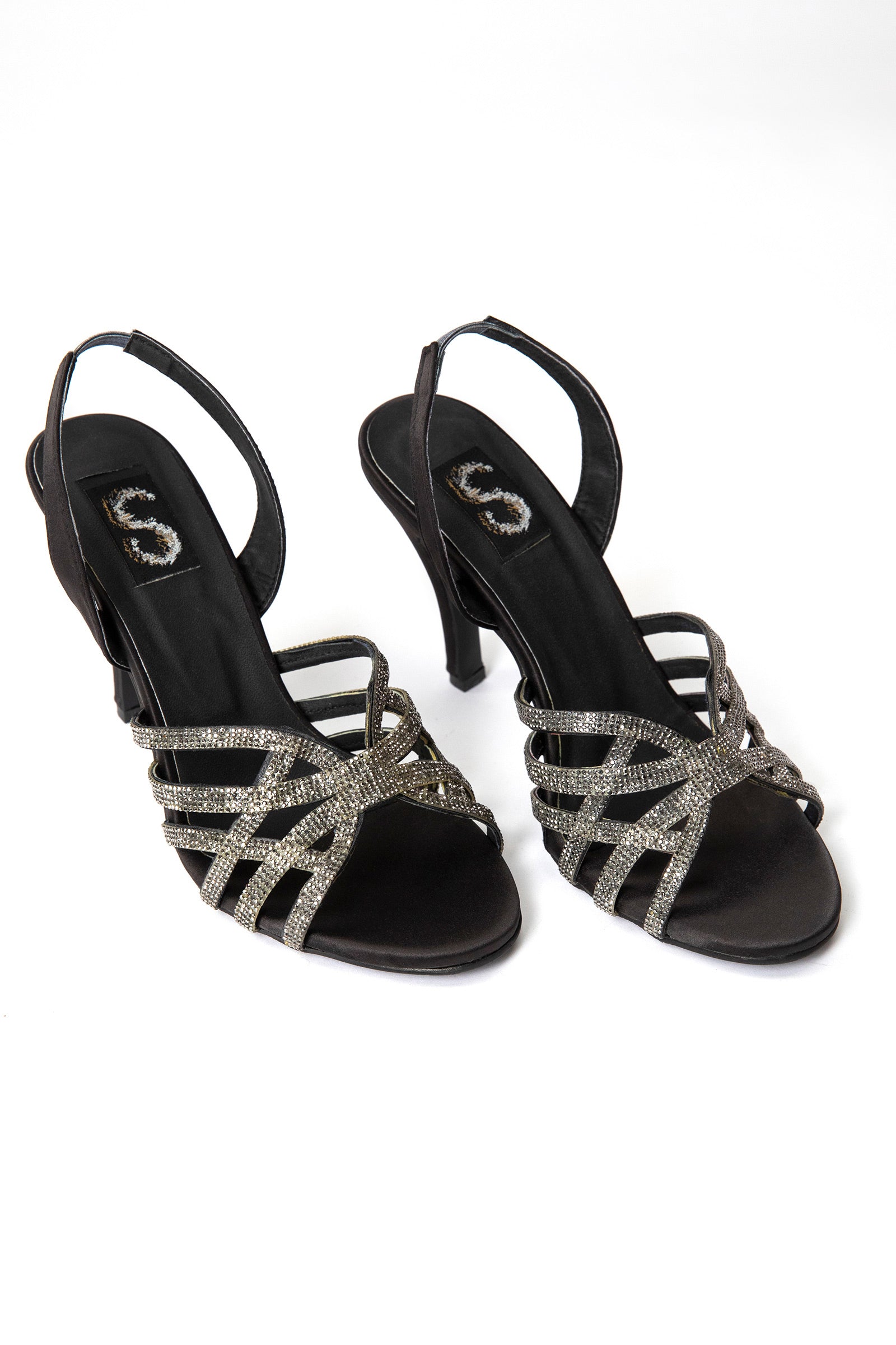 Black Sparkly Heels Main image