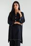 Stitched Black Printed Shirt