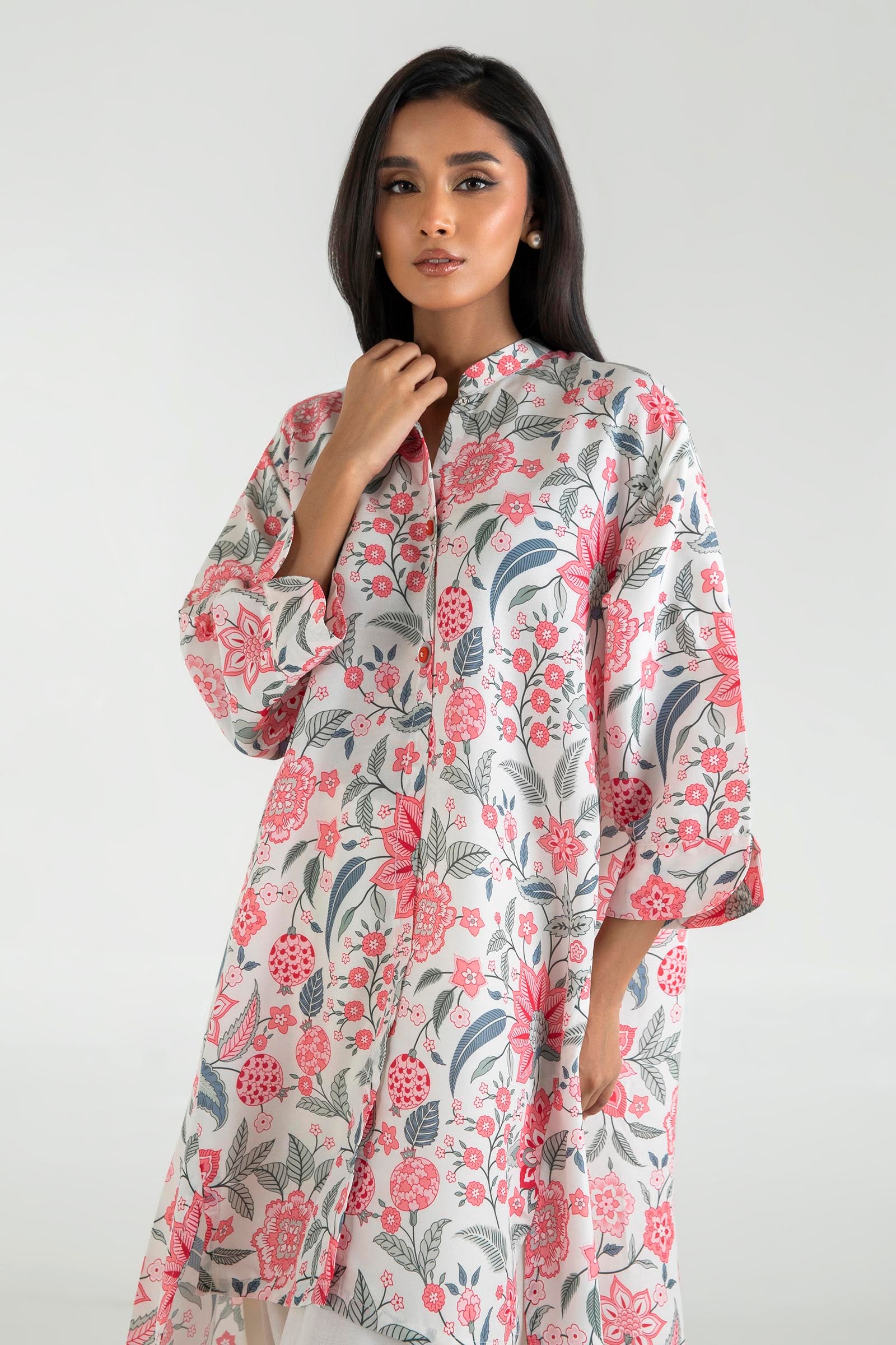 Stitched Multi Printed Shirt