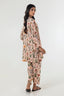 Stitched Boxy Linen Shirt + Skinny Shalwar