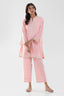 Stitched Pink Embroidered Shirt