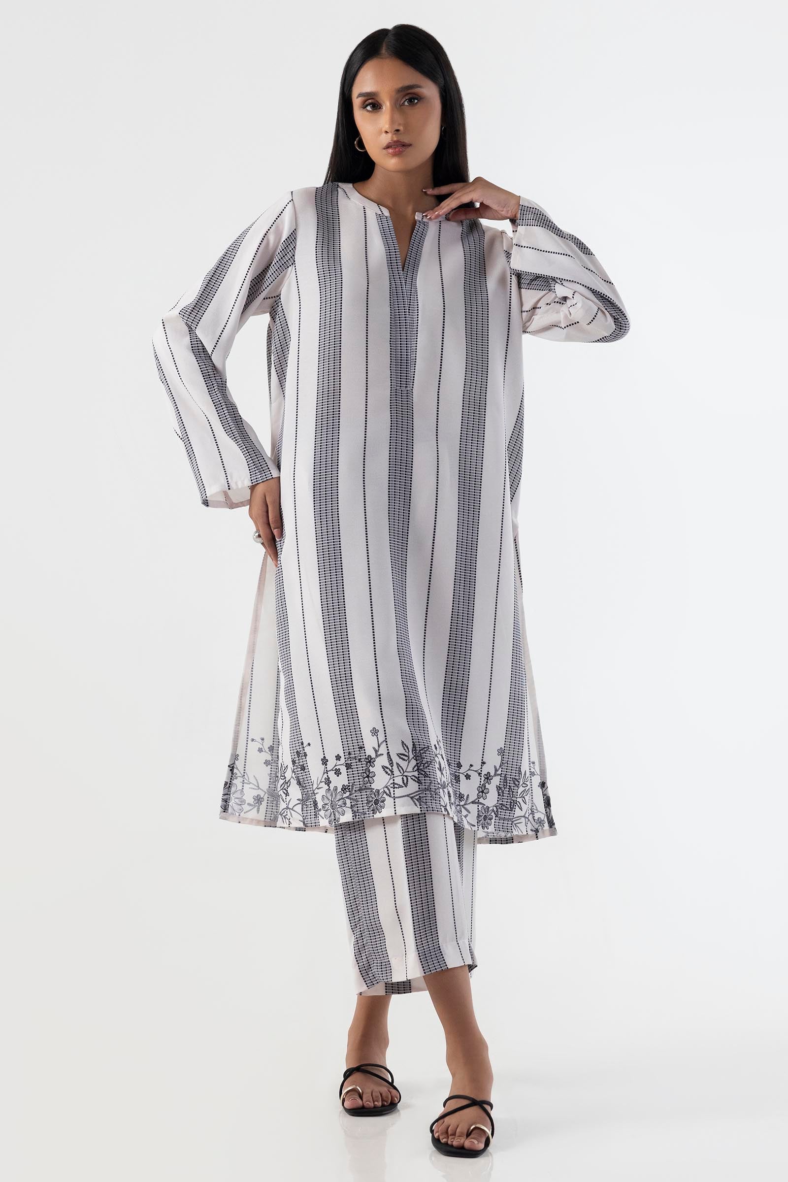 Stitched Basic Poly Cambric Shirt + Culotte Main image