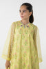 Stitched Kids Yellow Dyed Shirt + Shalwar + Dupatta