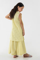 Stitched Embroidered Lawn Shirt + Flared Pant