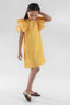 Stitched Kids Yellow Printed Frock