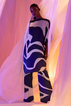 Stitched Multi Printed Shirt + Boot Cut Pant
