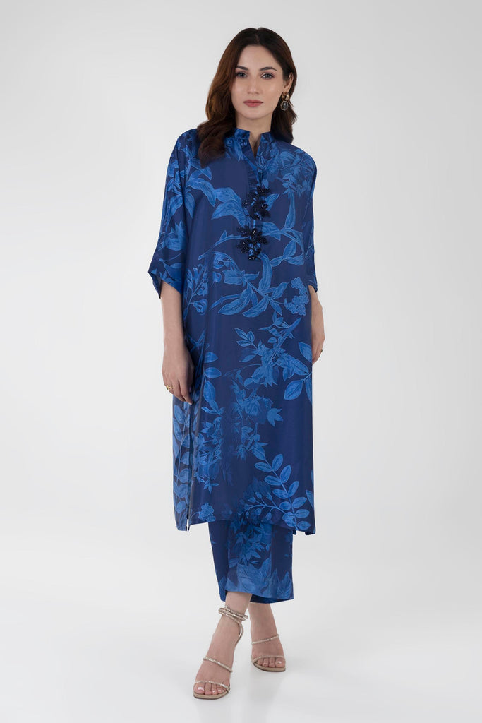 Stitched Multi Printed Shirt + Culotte