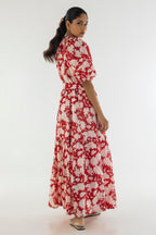 Stitched Slub Lawn Dress