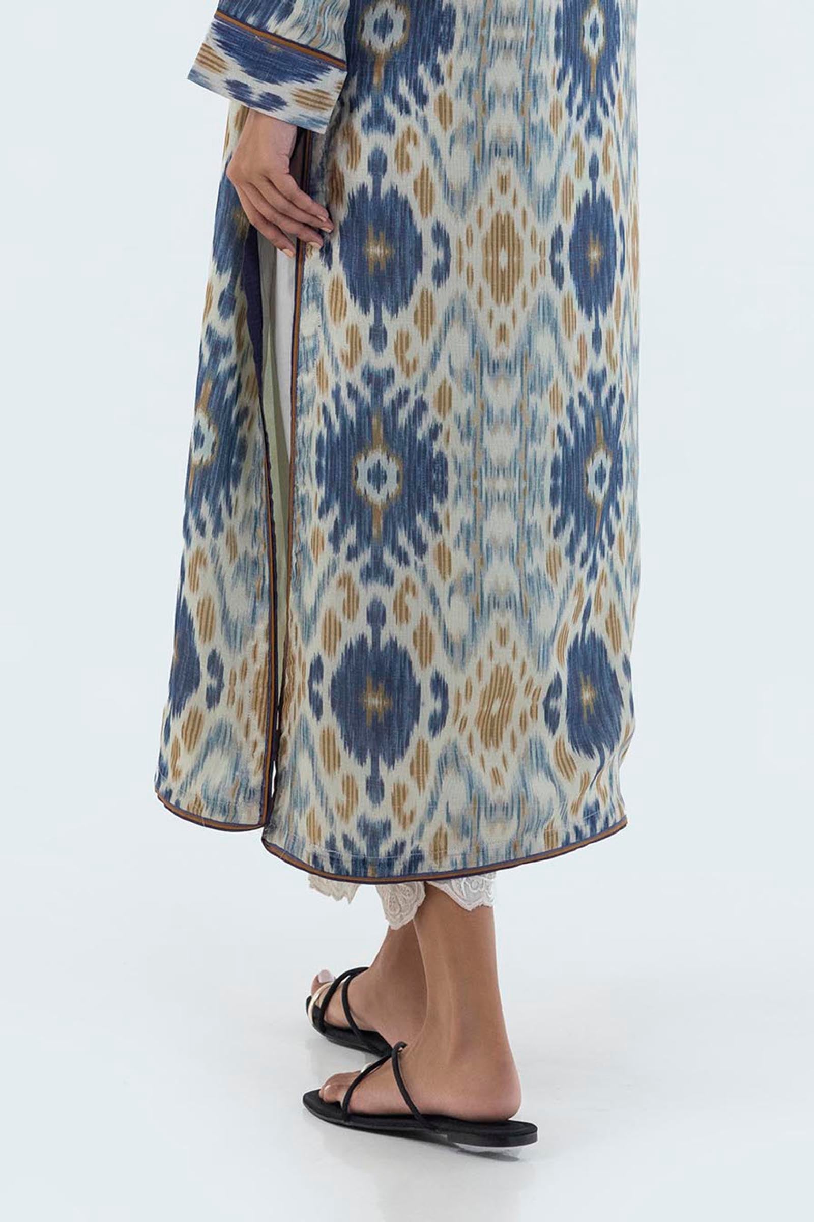 Stitched Solid Embroidered Culotte Main image