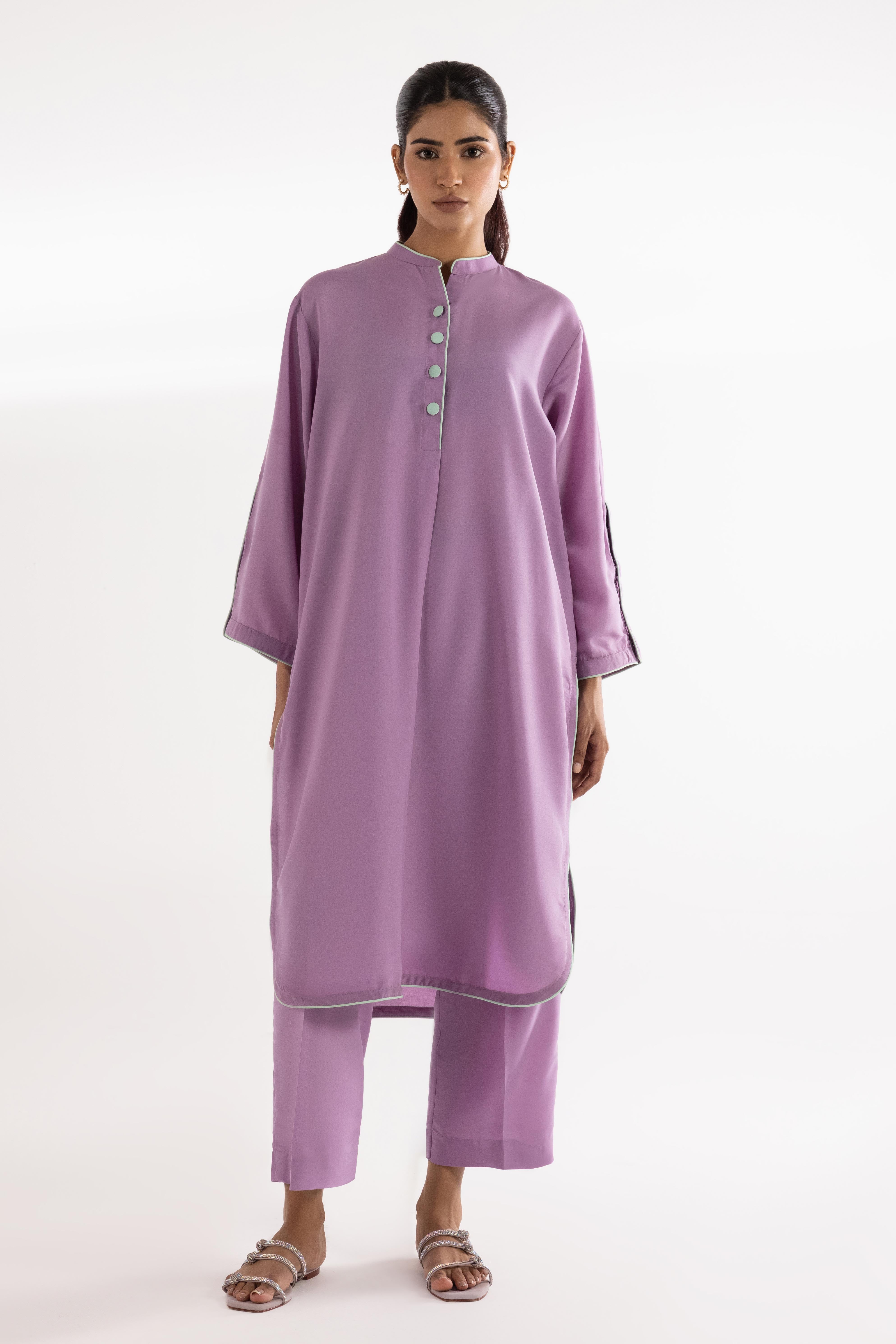 Stitched Basic Shirt + Bottom Main image