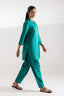 Stitched Dyed Lawn Set