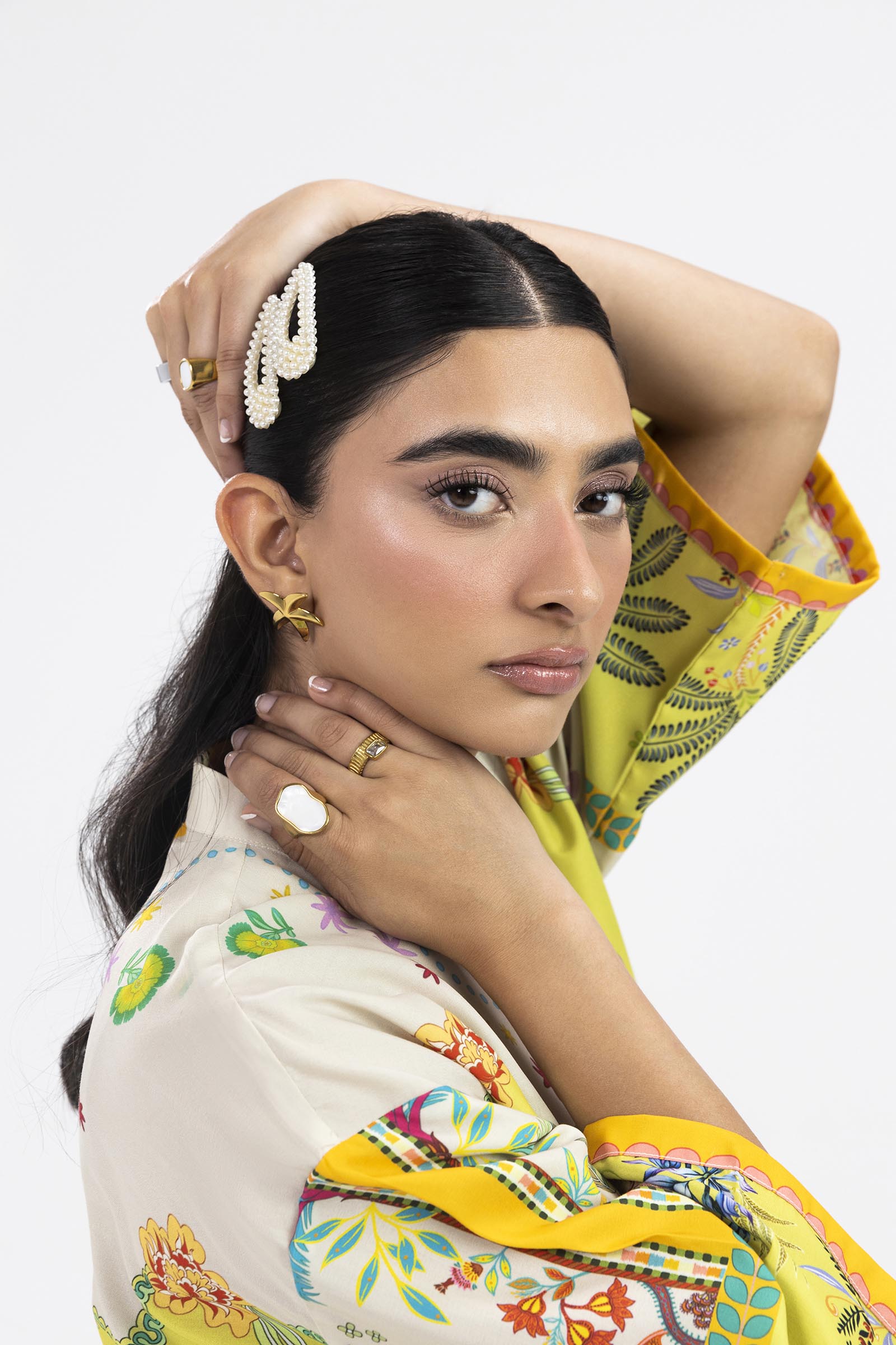 Stitched Printed Cambric Shirt + Skinny Shalwar Secondary image