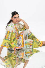 Stitched Printed Cambric Shirt + Skinny Shalwar