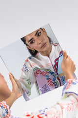 Stitched Printed Cambric Shirt + Culotte