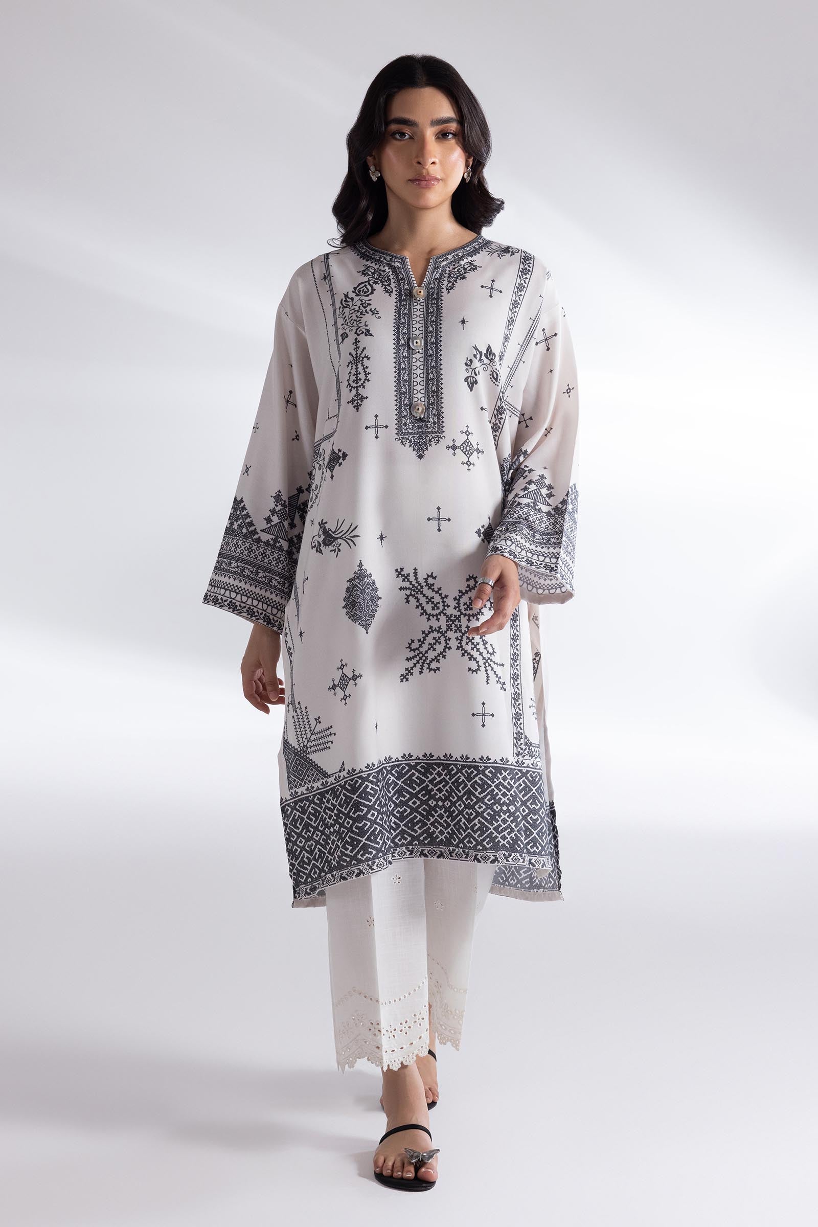 Stitched Linen Shirt Secondary image