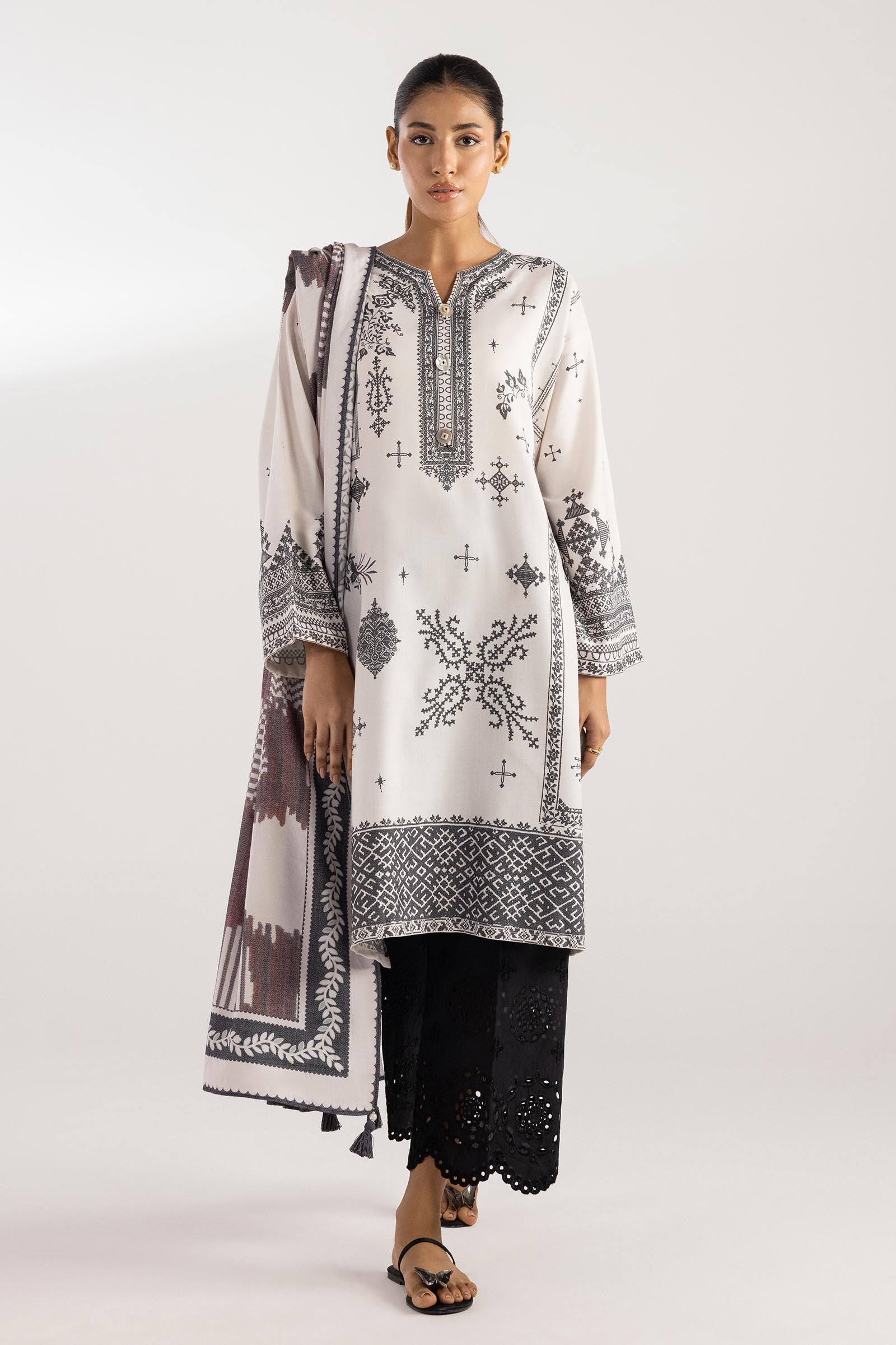 Stitched Linen Shirt Main image
