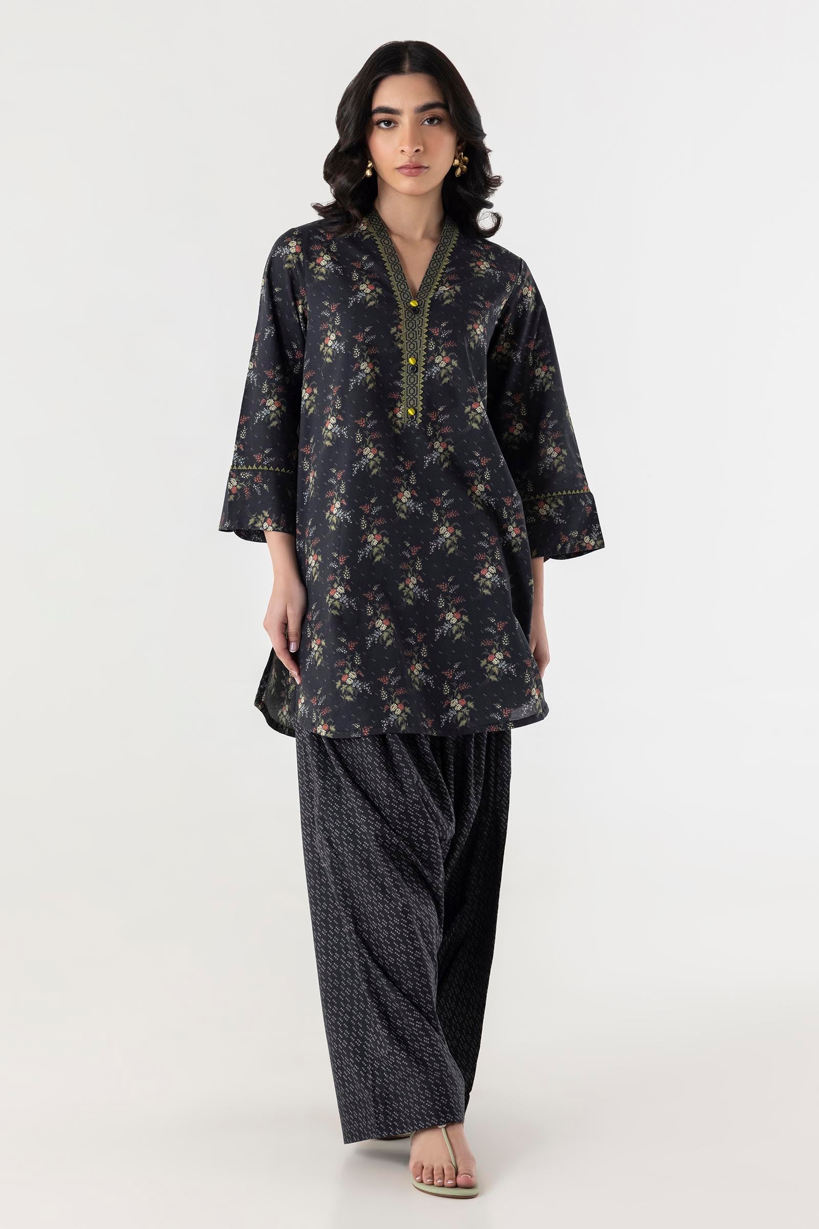 Stitched Printed Lawn Shirt Main image
