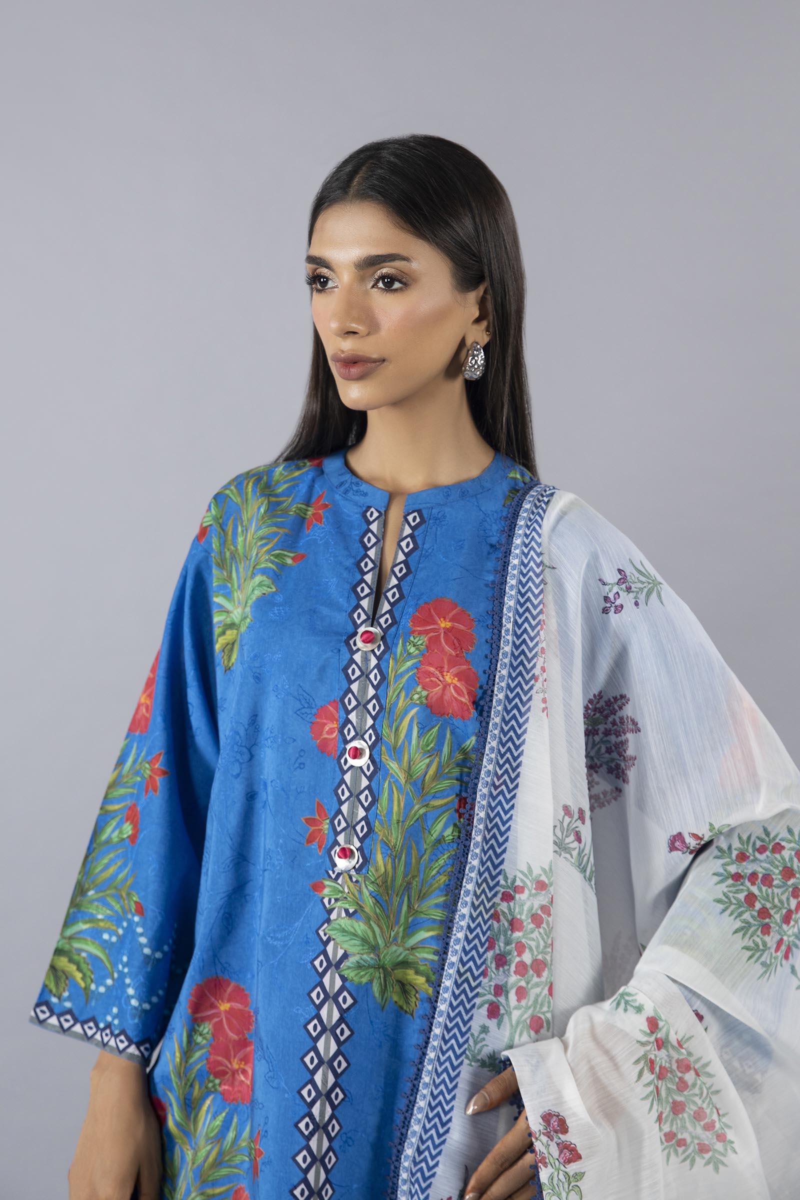 Stitched Printed Viscose Shirt + Shalwar Secondary image