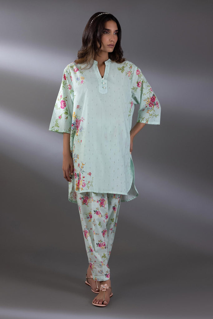 Stitched Printed Lawn Shirt