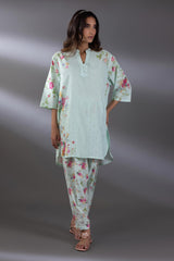 Stitched Printed Lawn Shirt