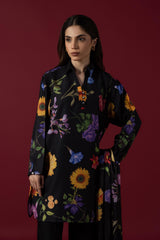 Stitched Floral Printed Shirt