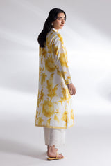 Stitched Printed Slub Shirt