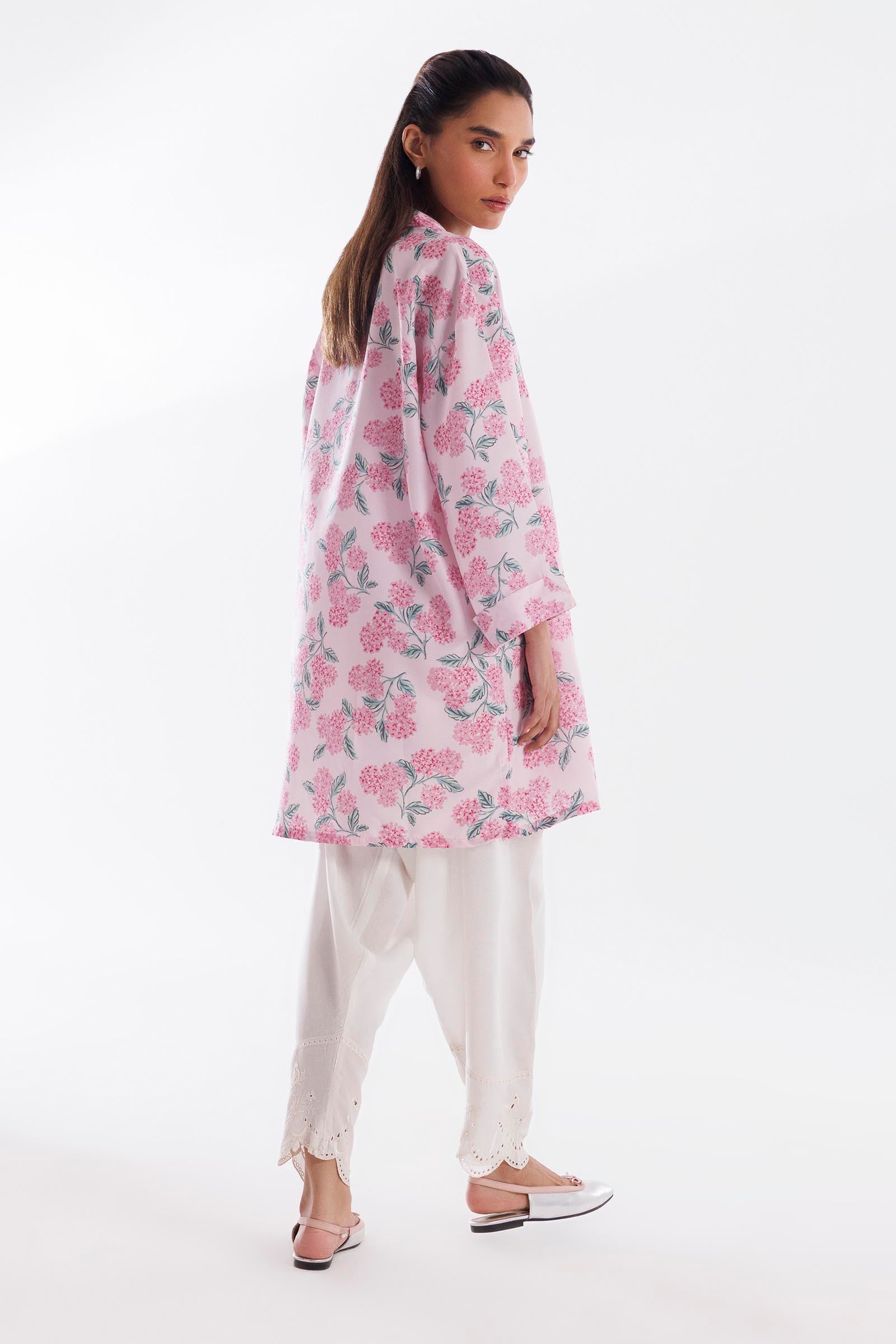 Stitched Printed Viscose Shirt