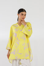 Stitched Printed Viscose Shirt