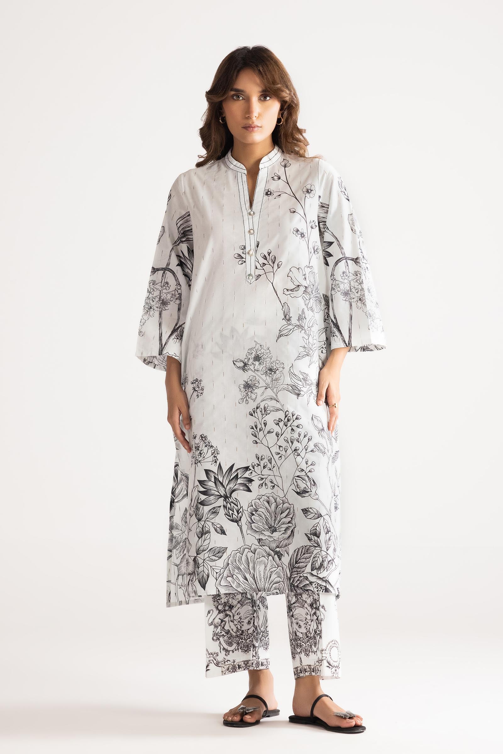 Stitched Basic Shirt + Bottom