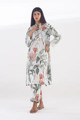 Stitched Printed Lawn Shirt + Culotte