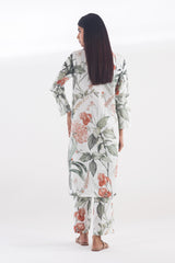 Stitched Printed Lawn Shirt + Culotte