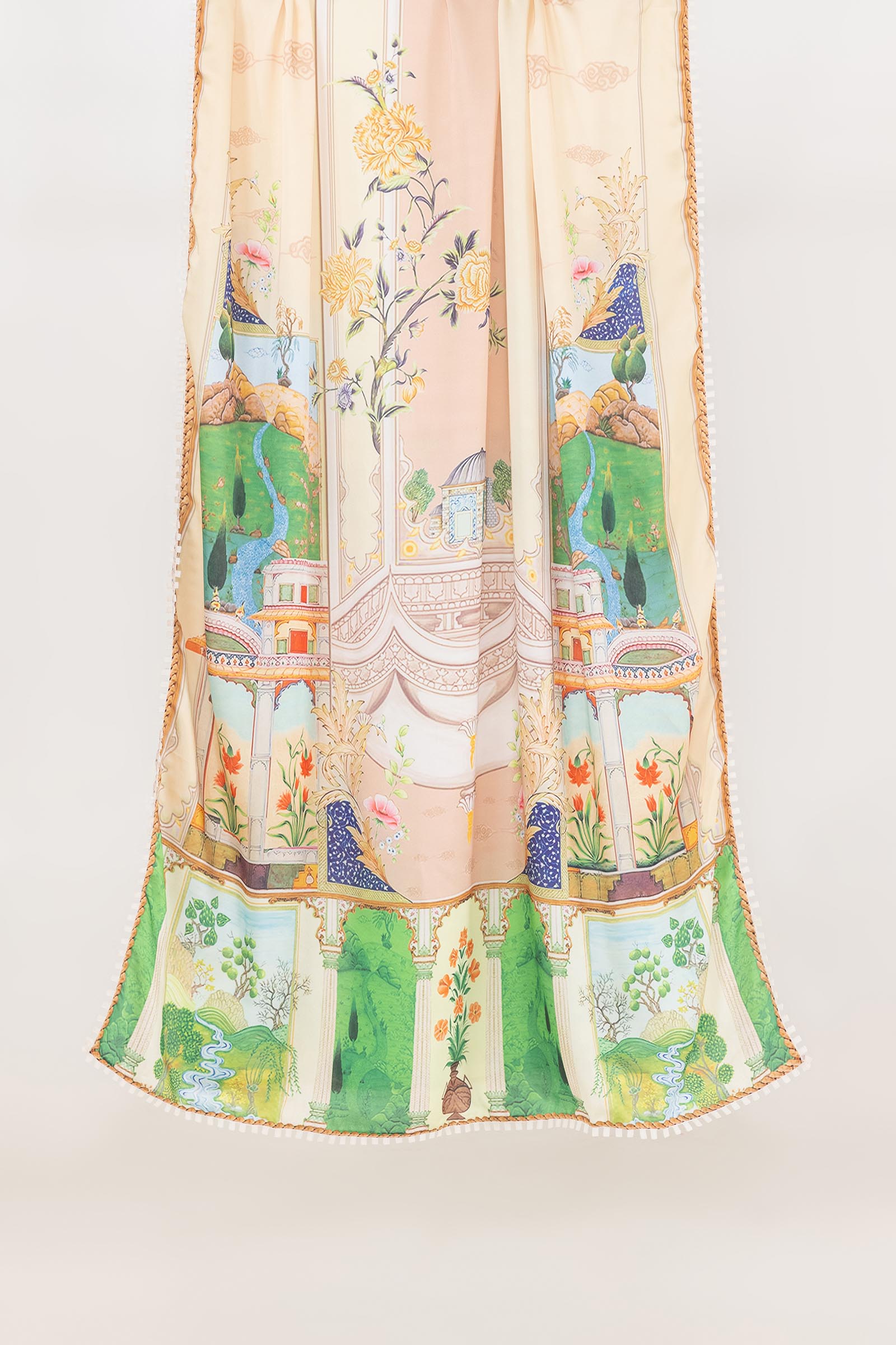 Stitched Silk Dupatta Main image