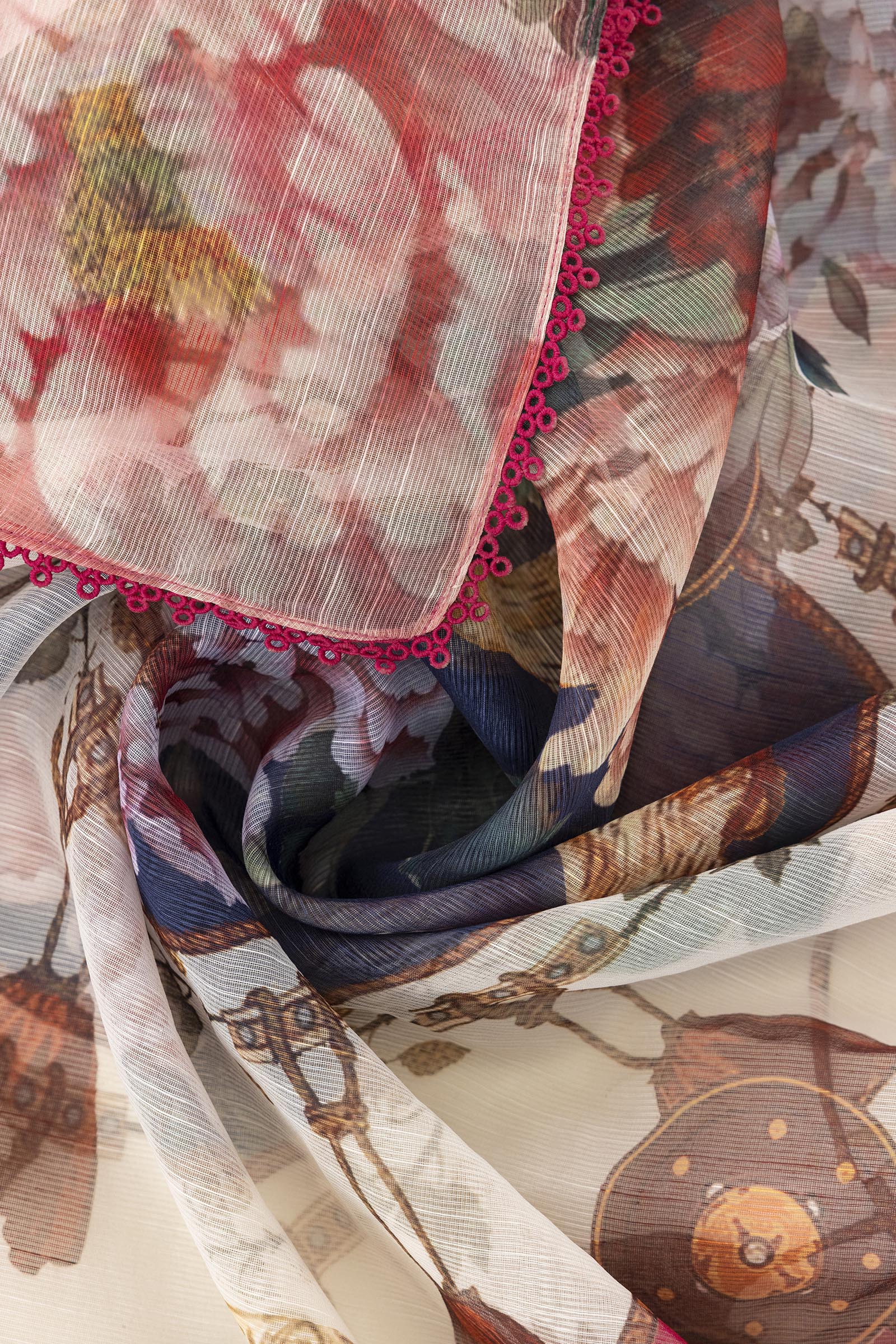 Slub Printed Dupatta Secondary image