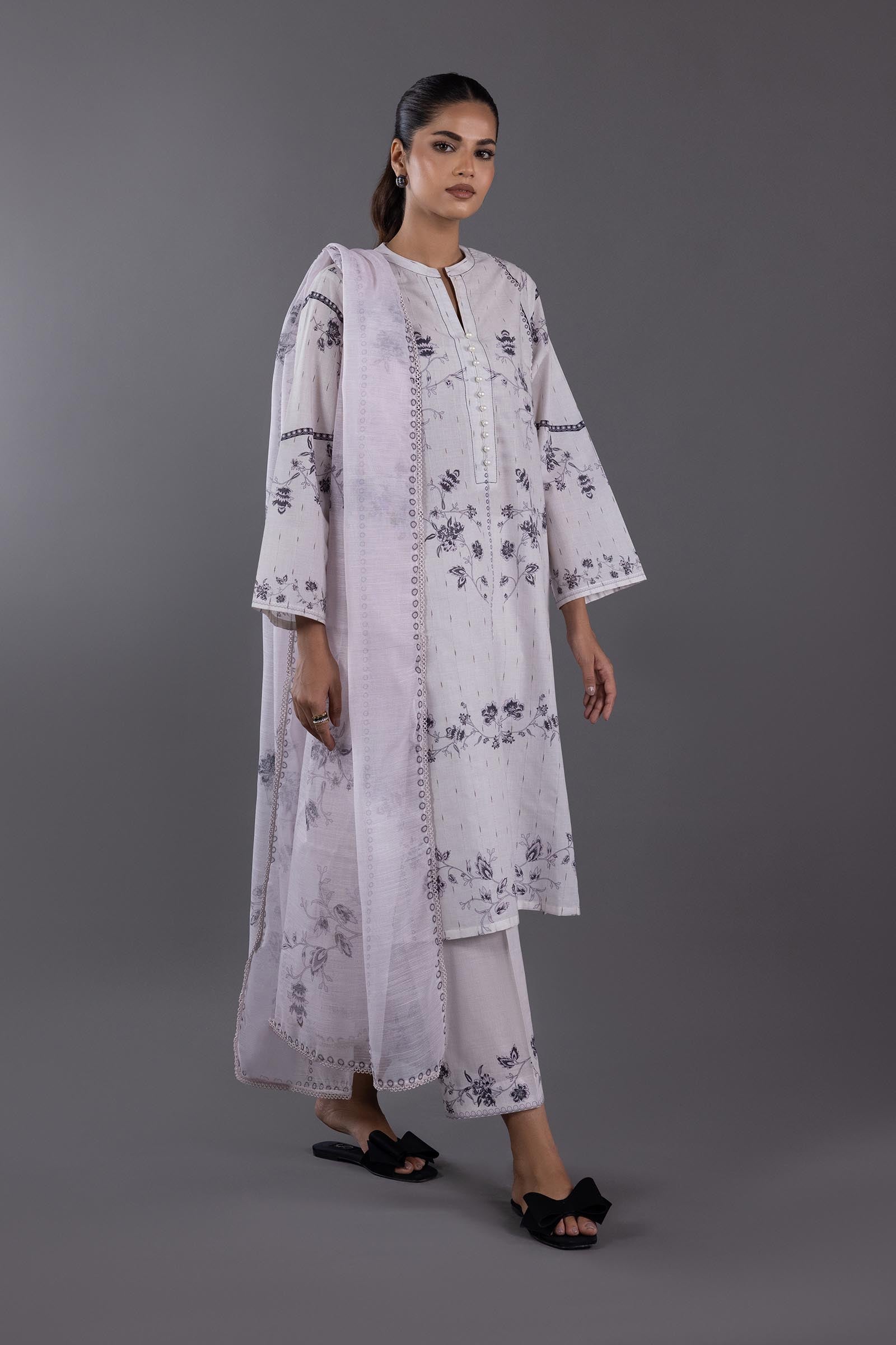 Stitched Digital Printed Dupatta Main image