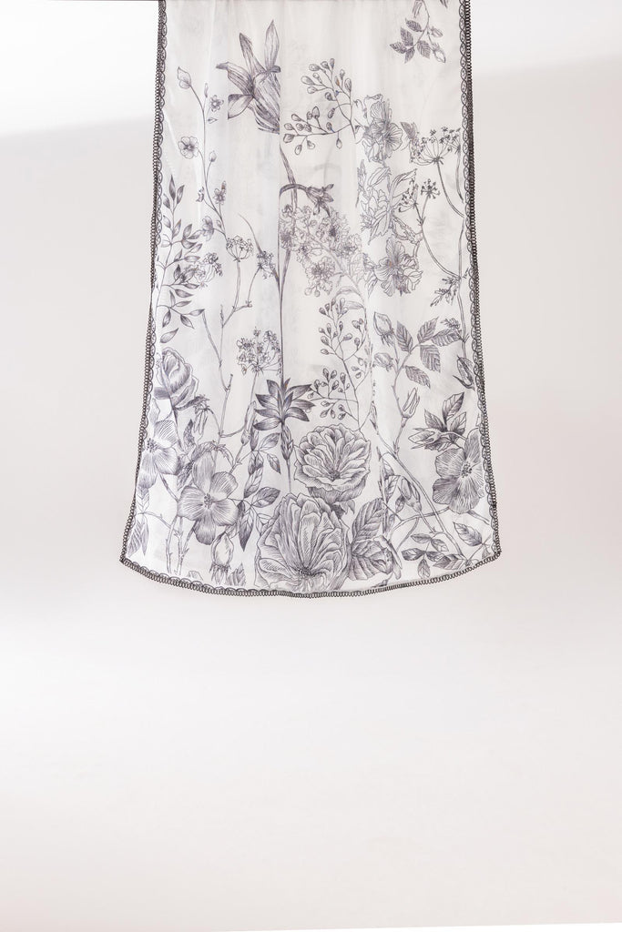 Digital Printed Net Dupatta