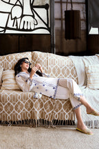 Stitched Embroidered Lawn Culotte