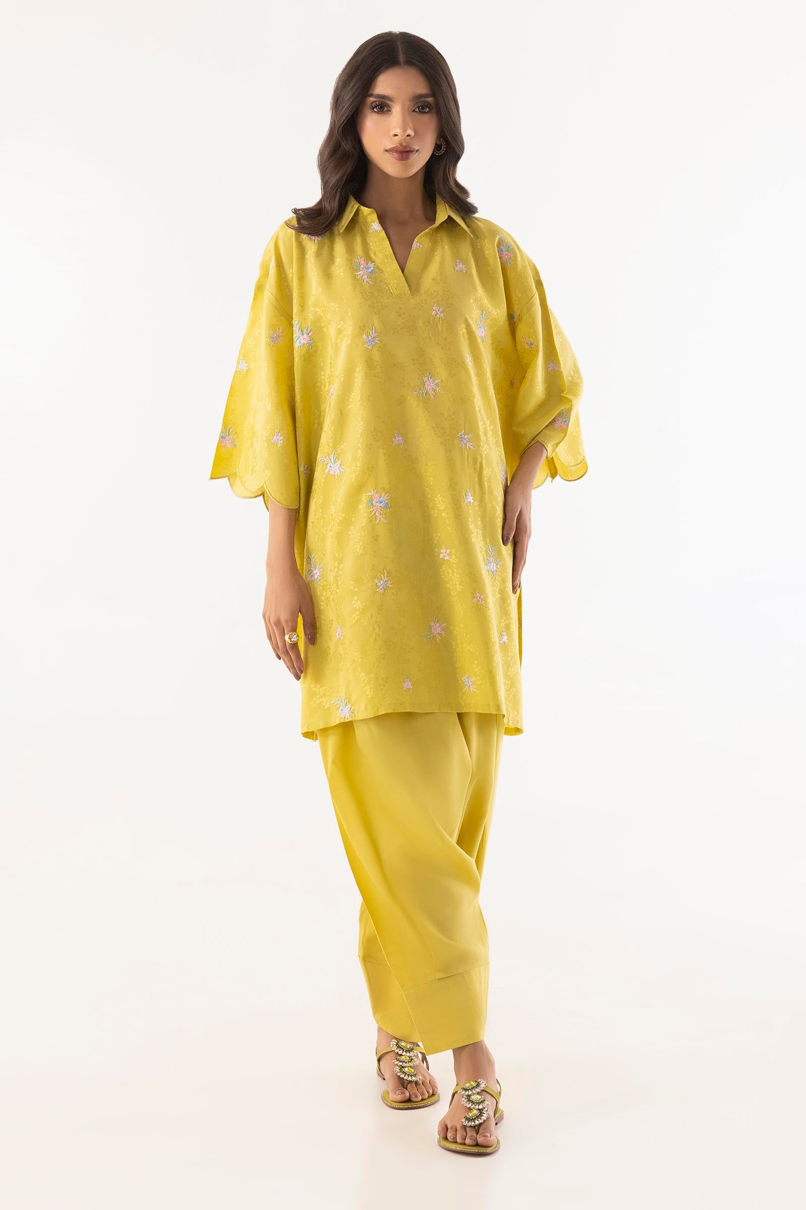 Stitched Jacquard Shirt + Shalwar Main image