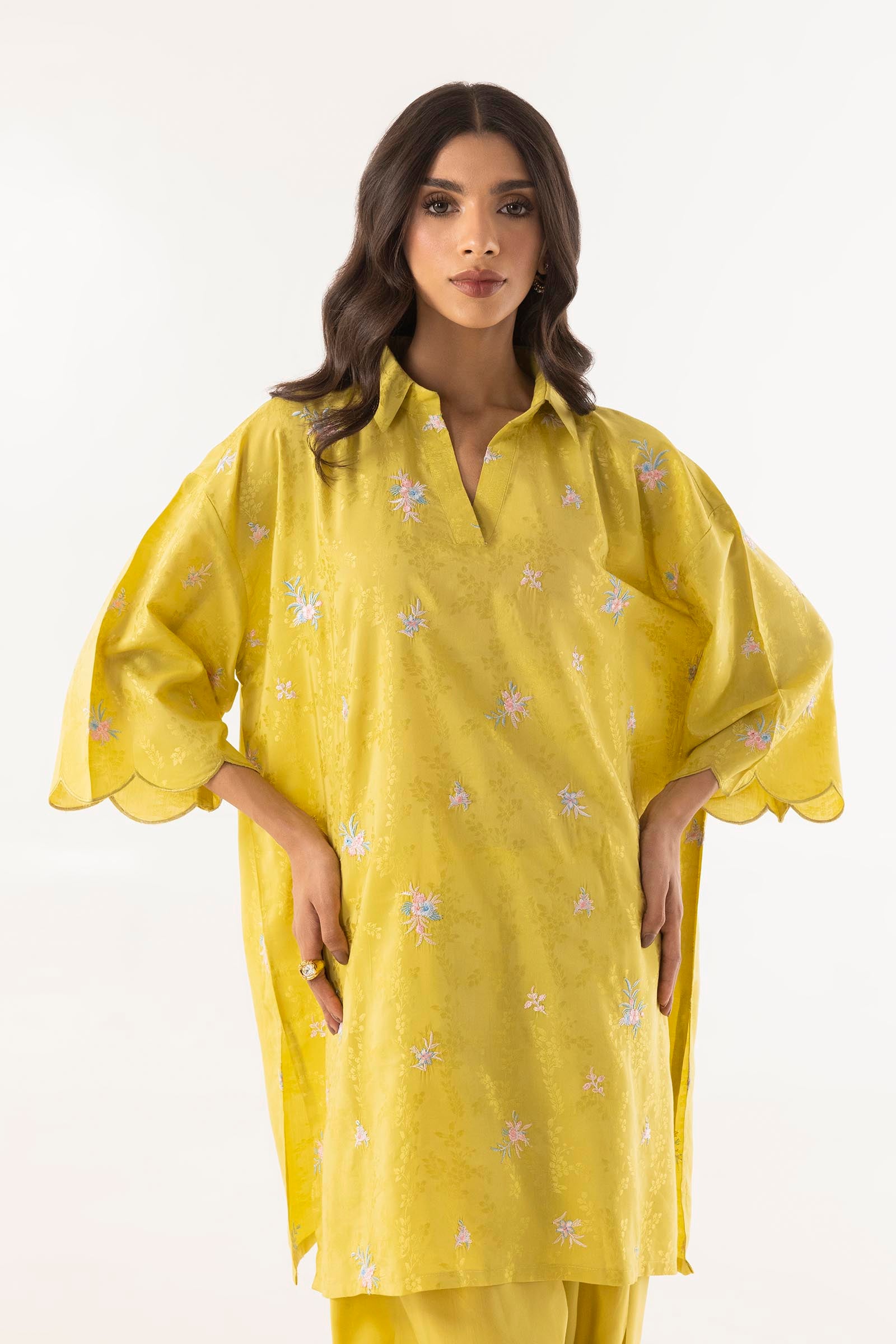 Stitched Jacquard Shirt + Shalwar Secondary image