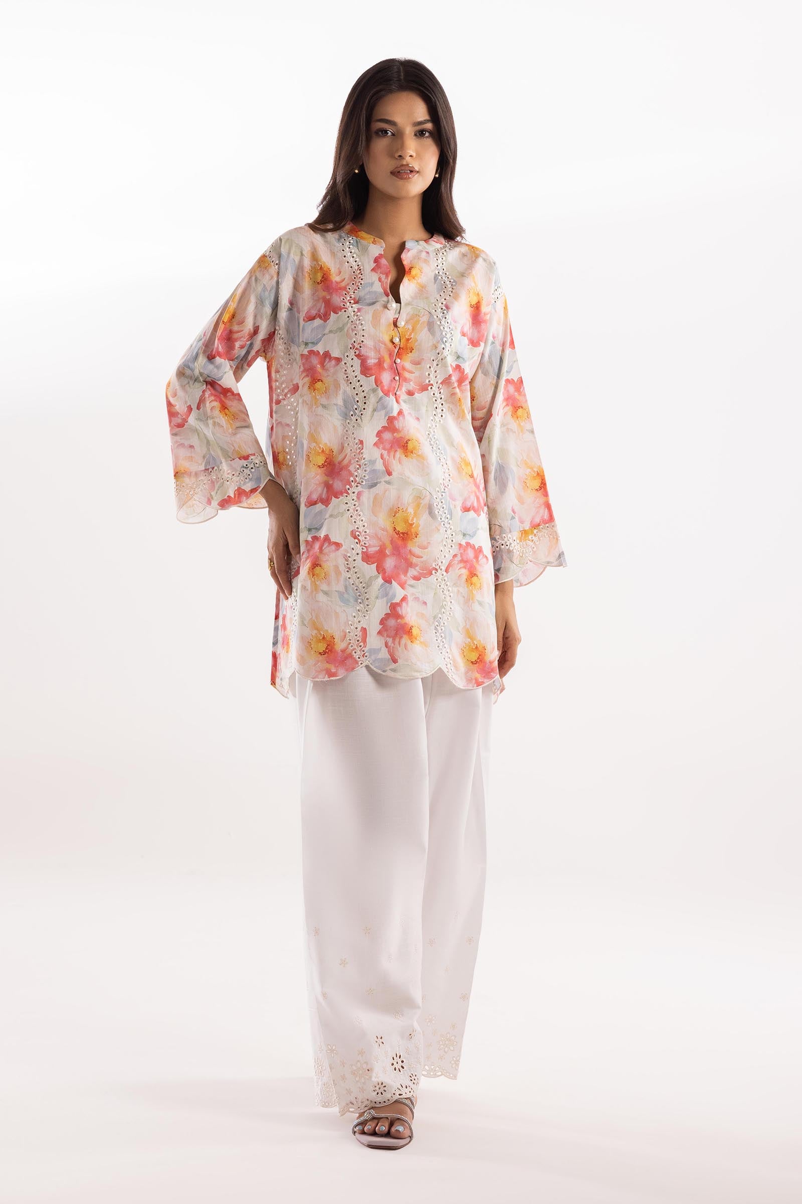 Stitched Embroidered Essential Shirt Main image