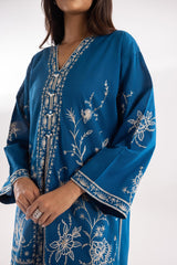 Stitched Embroidered Lawn Shirt + Shalwar