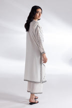 Stitched Lawn Embroidered Shirt + Culotte