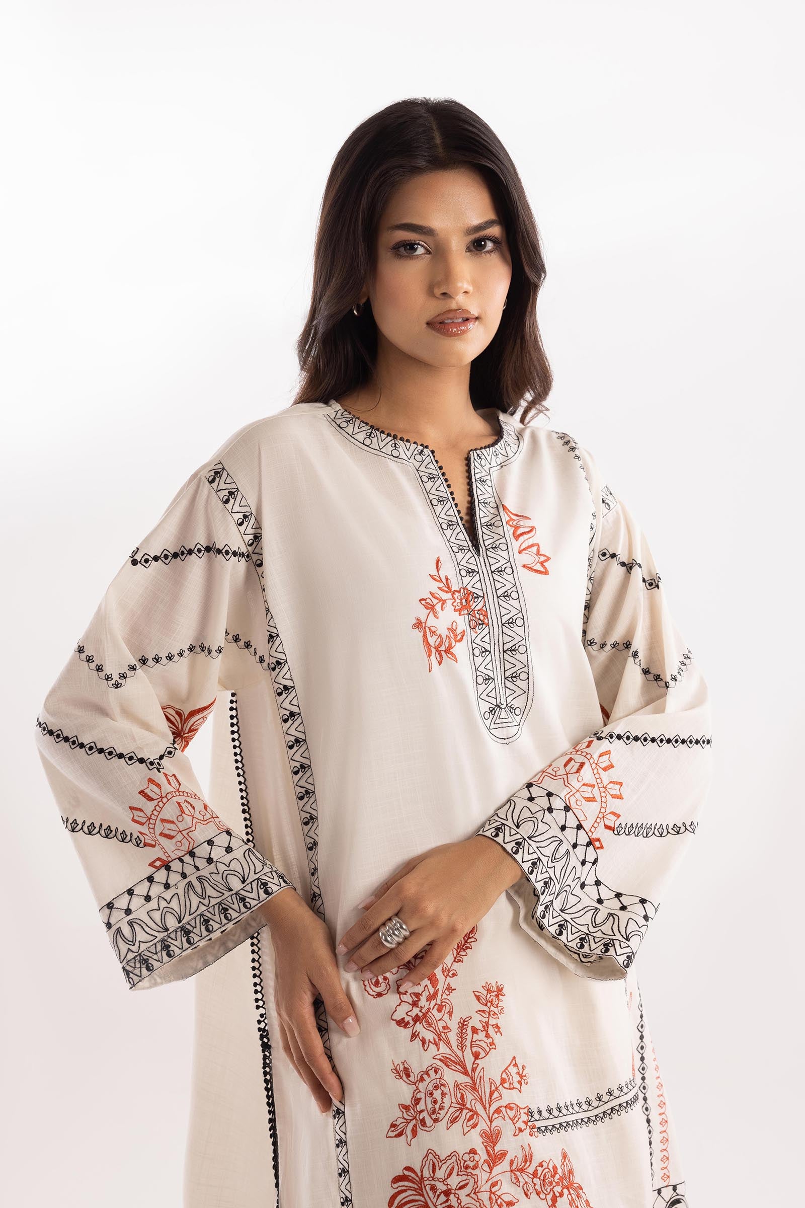 Stitched Embroidered Shirt + Shalwar Secondary image