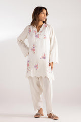 Stitched Cotton Embroidered Shirt + Shalwar